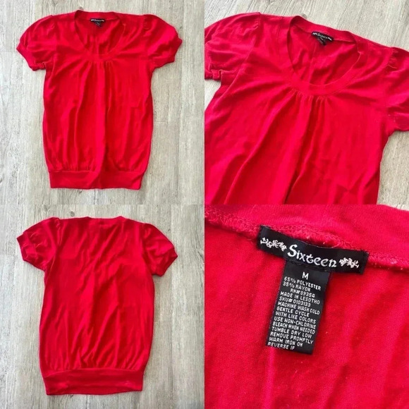 Womens Bundle of 7 Short Sleeve Shirts - M - Picture 3 of 8